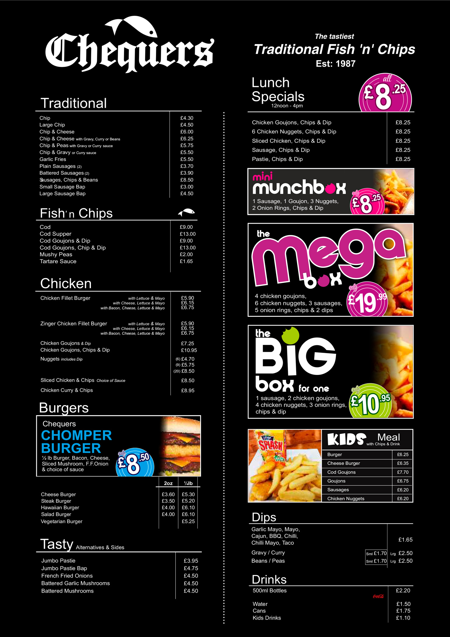 food menu